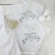 Крестильная рубашка для мальчика "Серебристые голубки" + платочки Крестильная рубашка для мальчика "Серебристые голубки" + платочки